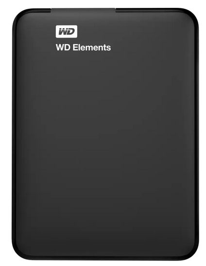WD Elements 1 TB Wired External Hard Disk Drive (HDD)  (Black)
