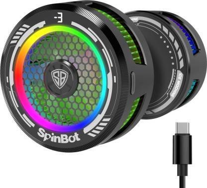 SpinBot IceDot MAG V1 semiconductor Magnetic Mobile Cooler |15W | RGB Lights| with Clip  Gaming Accessory Kit??(Black, For Android, iOS)
