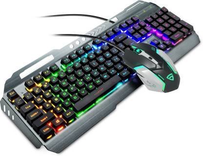 RAEGR RapidGear X70 Gaming Keyboard & Mouse Set | Made of Aluminium Body Combo Set